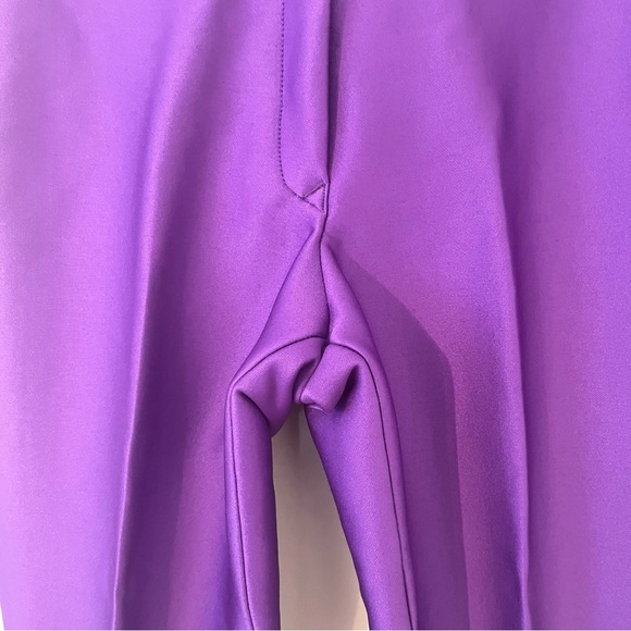 Fera Skiwear Purple Stirrup Ski Pants Wool Nylon Spandex (Bb) - Picture 7 of 16